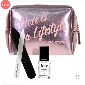 Londontown Rose Gold Cosmetic Bag Bundle